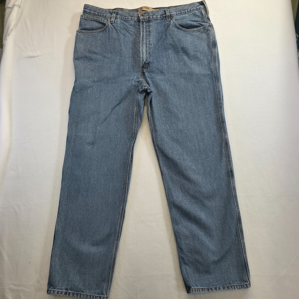Levi's 550 Relaxed Fit Men's Denim Blue Jeans‎ Size 42X32 Actual 41X32